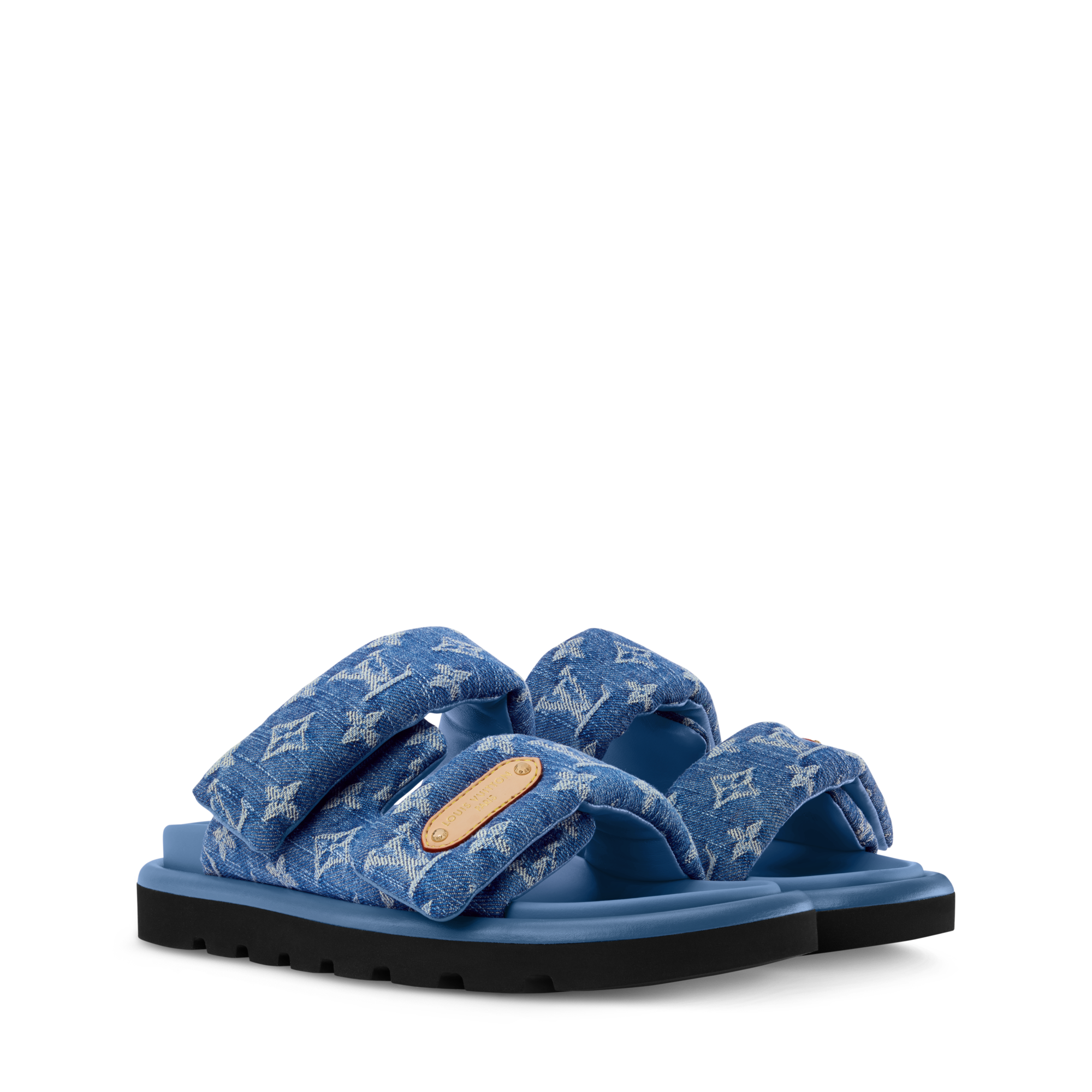 Pool Pillow Comfort Mule - Luxury Shoes - 1AJN80 Blue | LOUIS